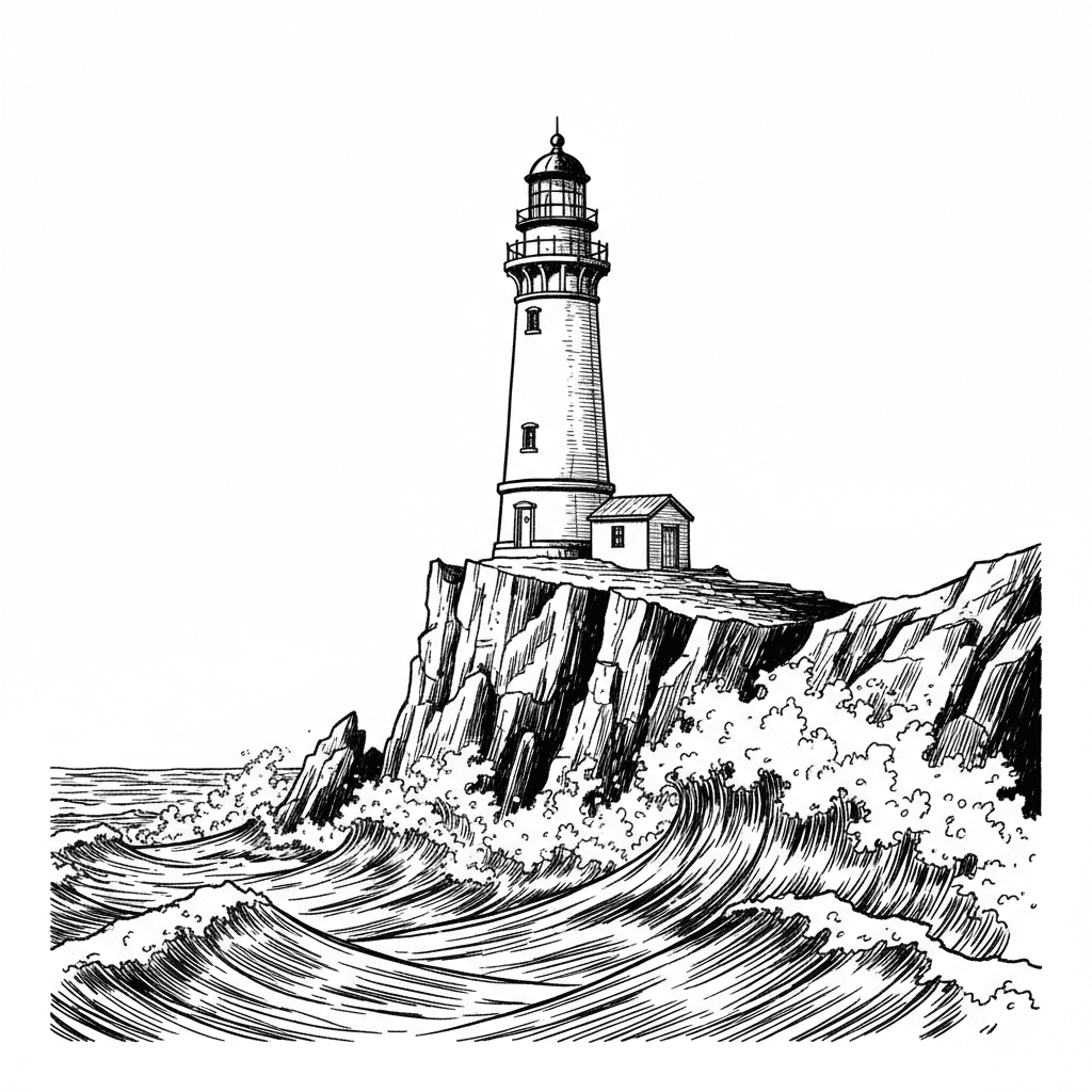 Line Art style example