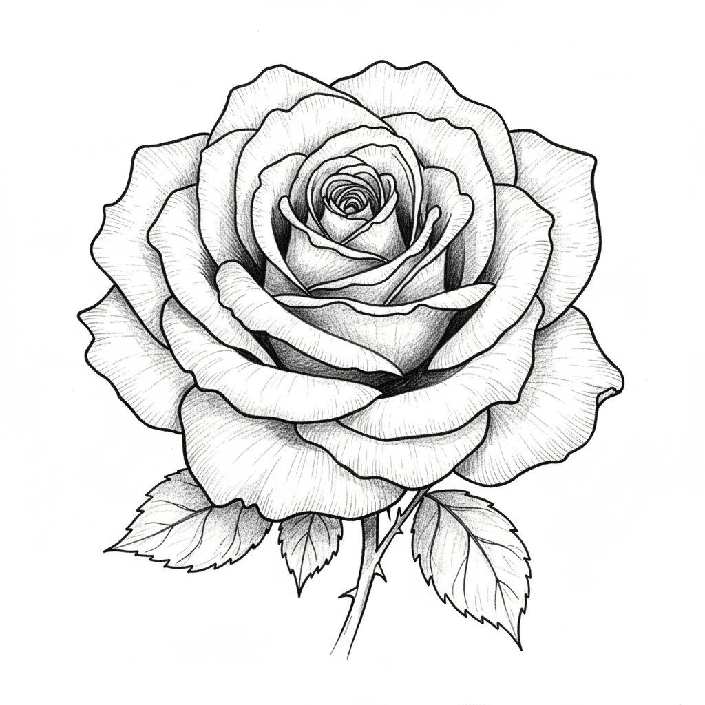 Pencil Sketch style example